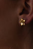 18ct yellow gold 'forget-me'not' flower stud earrings