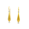 18ct yellow and white gold diamond drop earrings