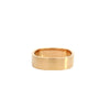 9ct rose gold square shaped gents wedding ring