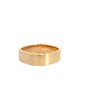 9ct rose gold square shaped gents wedding ring