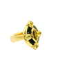 18ct yellow gold Australian sapphire dress ring