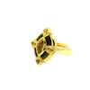 18ct yellow gold Australian sapphire dress ring