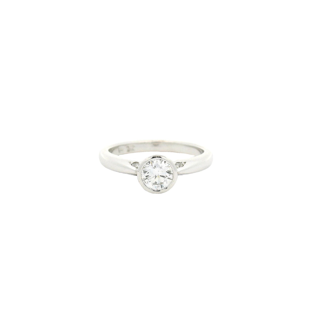 18ct white gold diamond engagement ring