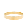 9ct yellow gold wide bangle