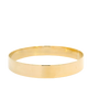 9ct yellow gold wide bangle