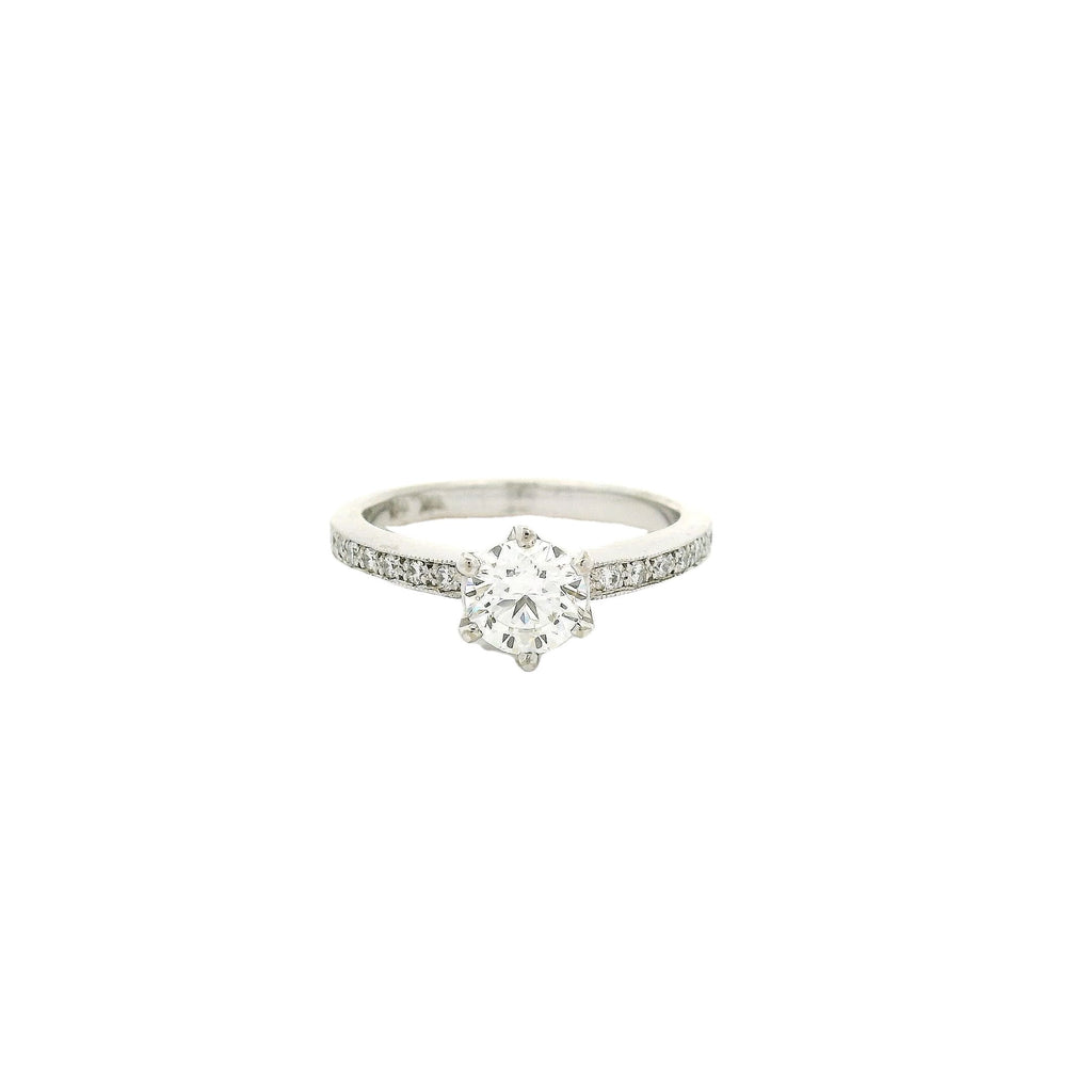 18ct white gold diamond engagement ring